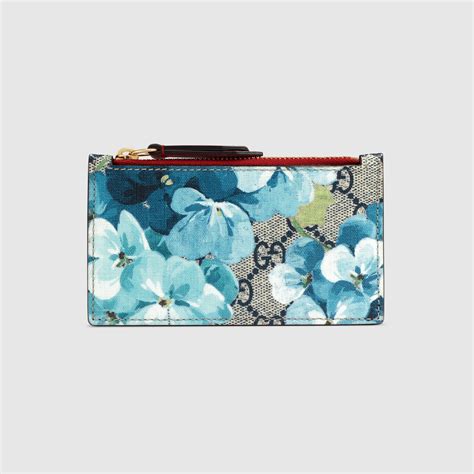 gucci blooms card case blue|Card Holders & Coin Cases for Women .